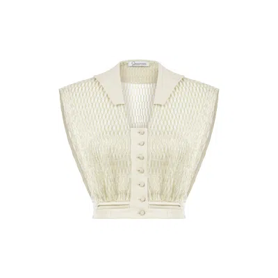 SAINT ONES WOMEN'S WHITE VELORA TOP.
