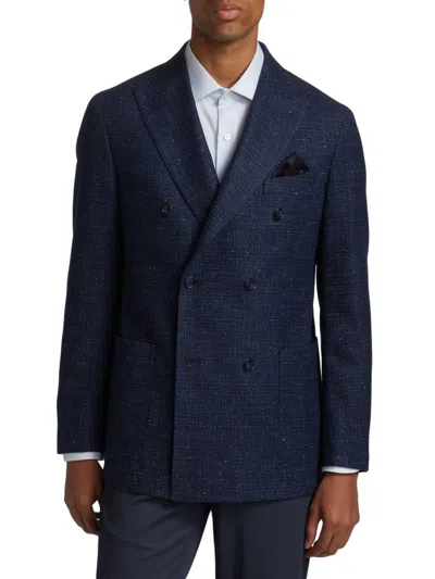 SAKS FIFTH AVENUE MEN'S DOUBLE BREASTED NEPPED SPORTCOAT