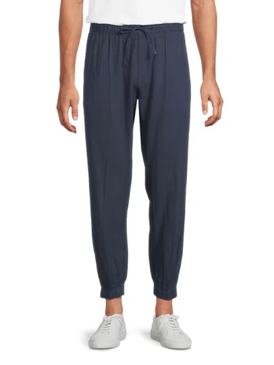 SAKS FIFTH AVENUE MEN'S DRAWSTRING LINEN-BLEND JOGGERS