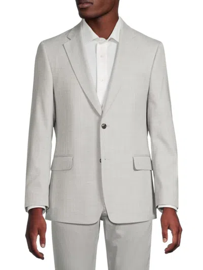 SAKS FIFTH AVENUE MEN'S HERRINGBONE REGULAR-FIT BLAZER