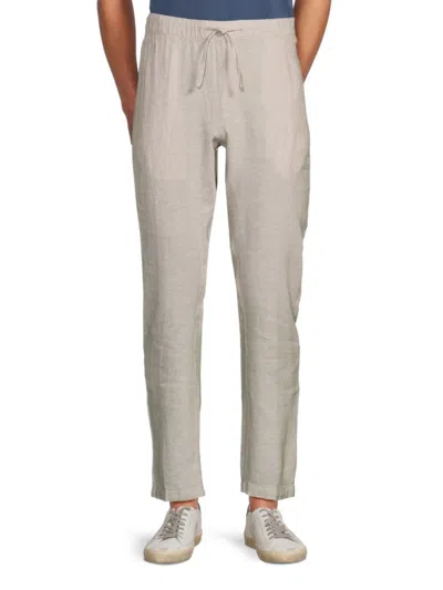 SAKS FIFTH AVENUE MEN'S LINEN BLEND DRAWSTRING PANTS