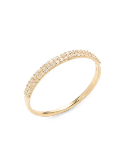 SAKS FIFTH AVENUE WOMEN'S 14K YELLOW GOLD & 0.13 TCW DIAMOND RING