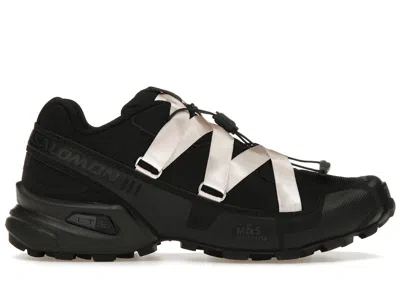 SALOMON MEN'S SALOMON SPEEDCROSS 3 RIBBON SANDY LIANG PINK SNEAKERS IN BLACK/CLOUD PINK