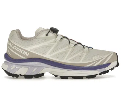 SALOMON MEN'S SALOMON XT6 SNEAKERS IN MILK/SILVER CLOUD/LIBERTY