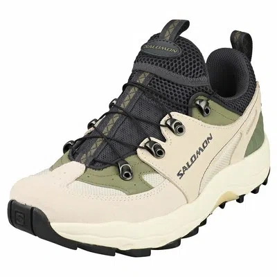 SALOMON SALOMON RAID WIND ADVANCED HERREN EBONY LEATHER SNEAKER MODE