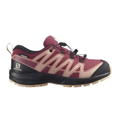 SALOMON SALOMON XA PRO V8 CSWP JUNIOR 'EARTH RED ALMOND CREAM' | PINK | KID'S SIZE 13