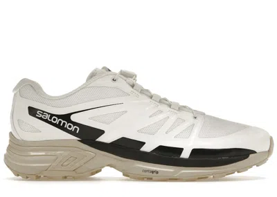 SALOMON XTWINGS 2 SNEAKERS IN WHITE/VANILLA ICE/BLACK