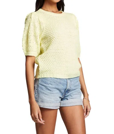 SALTWATER LUXE TEXTURED DOC SWEATER IN SUNGLOW
