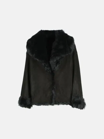 SALVATORE SANTORO STUCCO LEATHER JACKET