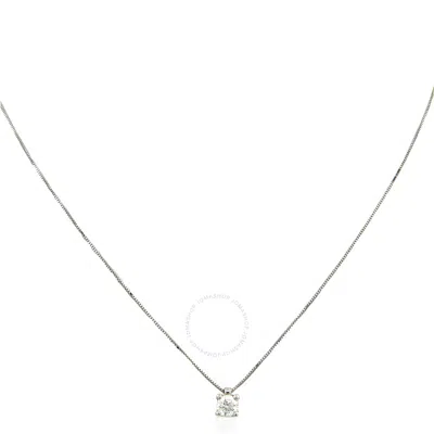 SALVINI SALVINI VIRGINIA WHITE GOLD 0.41 CT DIAMOND SOLITAIRE NECKLACE