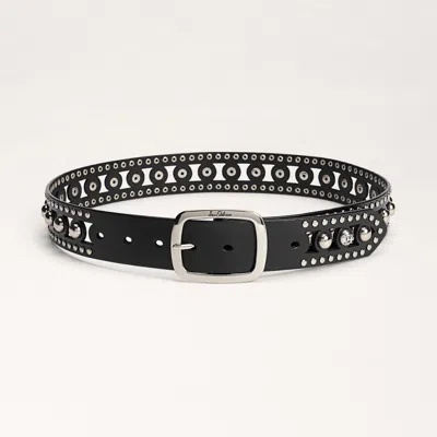 SAM EDELMAN SAM EDELMAN 38MM STUD BELT BLACK LEATHER