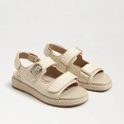 SAM EDELMAN SAM EDELMAN ARLO STRAPPY SANDAL LINEN RAFFIA