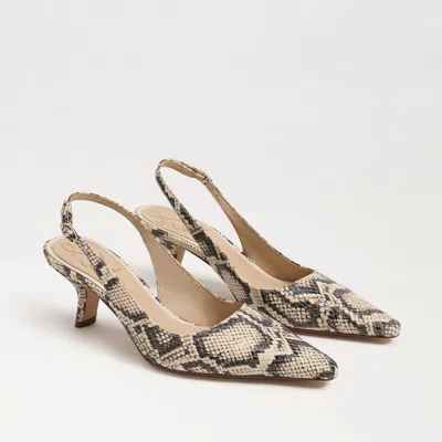 SAM EDELMAN SAM EDELMAN BIANKA SLINGBACK PUMP ROCCIA GREY SNAKE PRINT