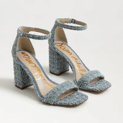 SAM EDELMAN SAM EDELMAN DANIELLA BLOCK HEEL SANDAL MONTROSE BLUE DENIM