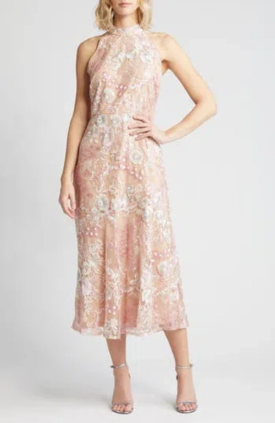 SAM EDELMAN SAM EDELMAN FLORAL SEQUIN DRESS