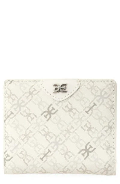 SAM EDELMAN SAM EDELMAN HARPER MONOGRAM FAUX LEATHER BIFOLD WALLET