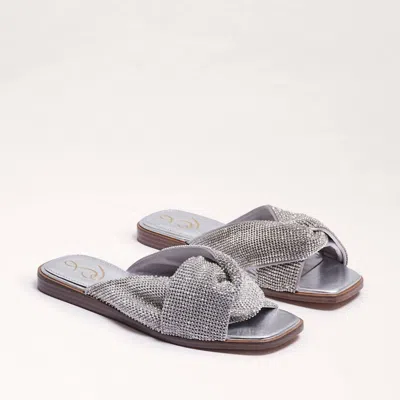 SAM EDELMAN ISSIE SANDALS IN SILVER