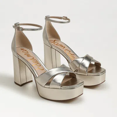 SAM EDELMAN SAM EDELMAN JULLIAN PLATFORM DRESS SANDAL JUTE LEATHER