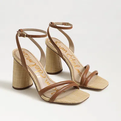 SAM EDELMAN SAM EDELMAN KIA BLOCK HEEL SANDAL SADDLE LEATHER