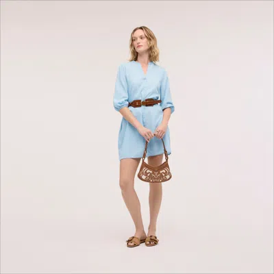 SAM EDELMAN SAM EDELMAN LAINE TIE BELT MINI DRESS HARPER