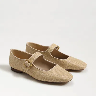 SAM EDELMAN SAM EDELMAN MICHAELA MARY JANE FLAT BLEACHED BEECHWOOD WEAVE