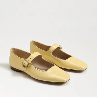 SAM EDELMAN SAM EDELMAN MICHAELA MARY JANE FLAT BUTTERCUP LEATHER