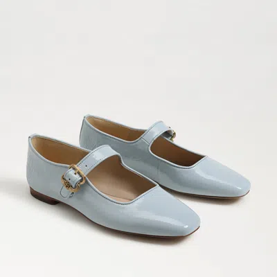 SAM EDELMAN SAM EDELMAN MICHAELA MARY JANE FLAT CAPE BLUE LEATHER