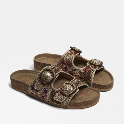 SAM EDELMAN SAM EDELMAN ORIANNA SLIP ON SANDAL SUNSET MULTI SEQUIN BEADS