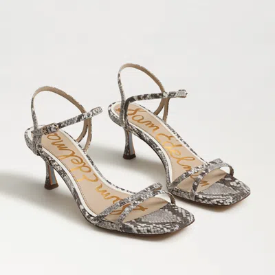 SAM EDELMAN SAM EDELMAN PRESLEY STRAPPY KITTEN HEEL SANDAL SANDSHELL MULTI PYTHON