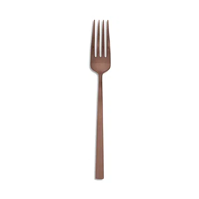 SAMBONET LINEA Q VINTAGE COPPER SERVING FORK