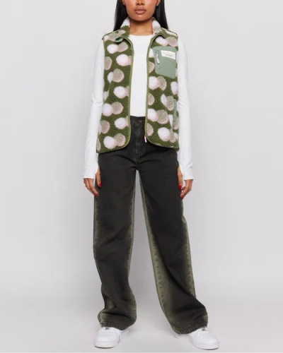 SAMII RYAN SAMII RYAN JACQUARD FAUX SHEARLING VEST