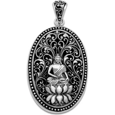SAMUEL B. SAMUEL B. BUDDHA OVAL SHAPE PENDANT