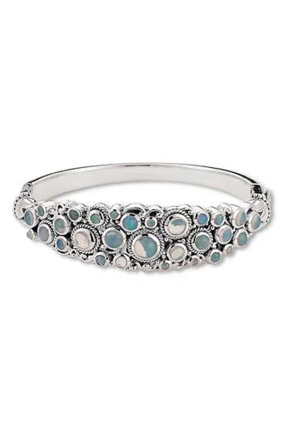 SAMUEL B. SAMUEL B. STERLING SILVER HINGE BANGLE