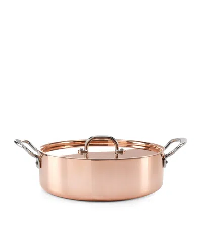SAMUEL GROVES COPPER CLAD SAUCEPAN WITH LID