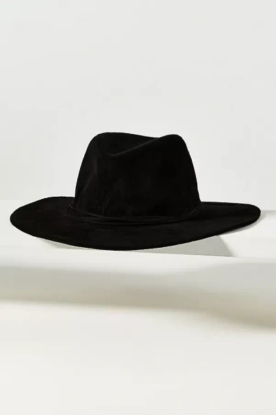 SAN DIEGO HAT CO. FAUX-SUEDE FEDORA