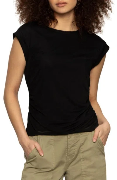 SANCTUARY SANCTUARY CHARISMA CAP SLEEVE MESH TOP