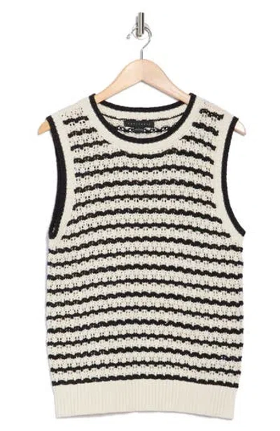 SANCTUARY SANCTUARY STRIPE COTTON SWEATER TANK
