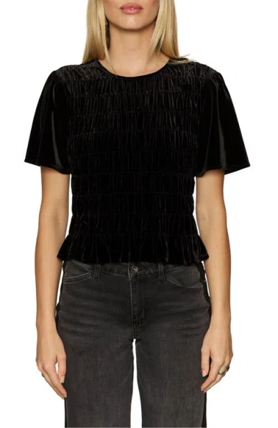 SANCTUARY SANCTUARY WE BELONG TOGETHER VELVET TOP