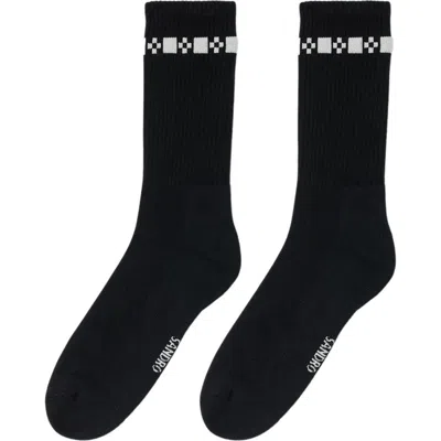 SANDRO SANDRO CROSS SIGNATURE EMBROIDERED SOCKS