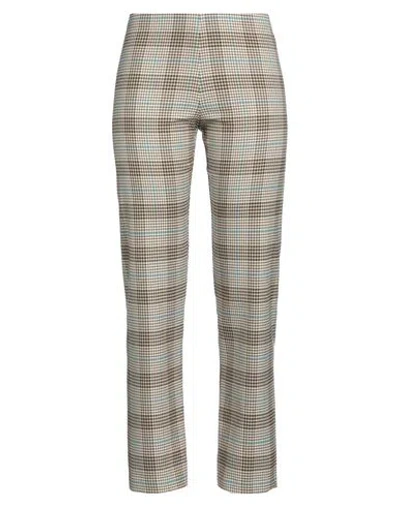 SANDRO FERRONE SANDRO FERRONE WOMAN PANTS SAND SIZE 10 POLYESTER, VISCOSE, ELASTANE