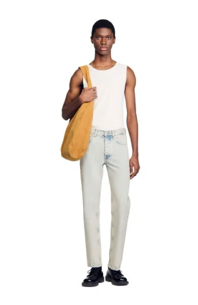 SANDRO SANDRO REGULAR FADED JEANS