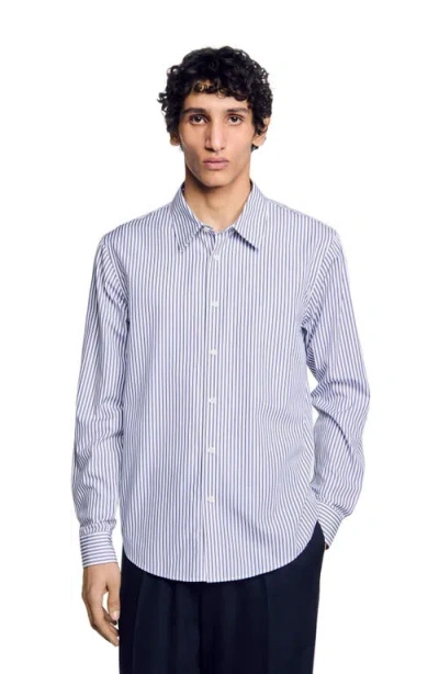 SANDRO SANDRO STRIPED SHIRT
