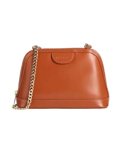 SANDRO SANDRO WOMAN CROSS-BODY BAG TAN SIZE - COWHIDE