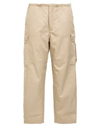 SANDRO SANDRO WOMAN PANTS SAND SIZE 10 COTTON, POLYESTER