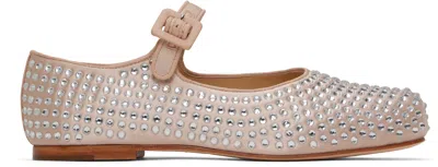SANDY LIANG PINK MARY JANE POINTE BALLERINA FLATS