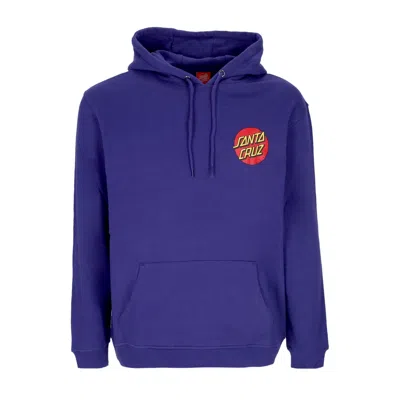 SANTA CRUZ MEN'S CLASSIC DOT CHEST HOOD NAVY BLUE