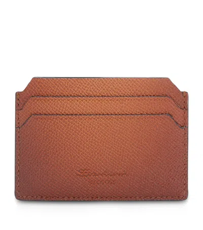 SANTONI LEATHER CARD HOLDER