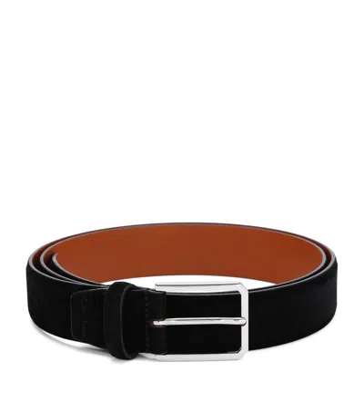 SANTONI SUEDE BELT