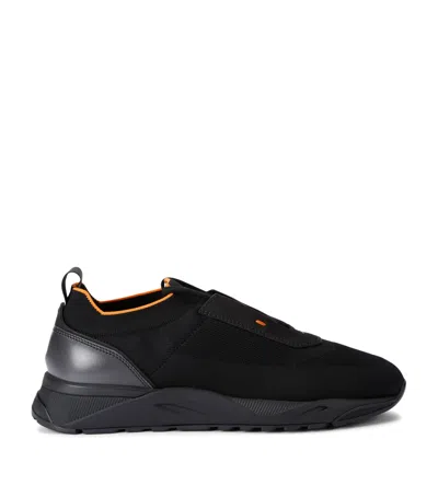 SANTONI TECHNICAL-KNIT RUNNER SNEAKERS