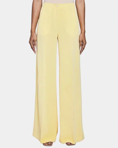 SANTORELLI SANTORELLI LILY WIDE LEG PANTS WITH SLANTED SIDE POCKETS